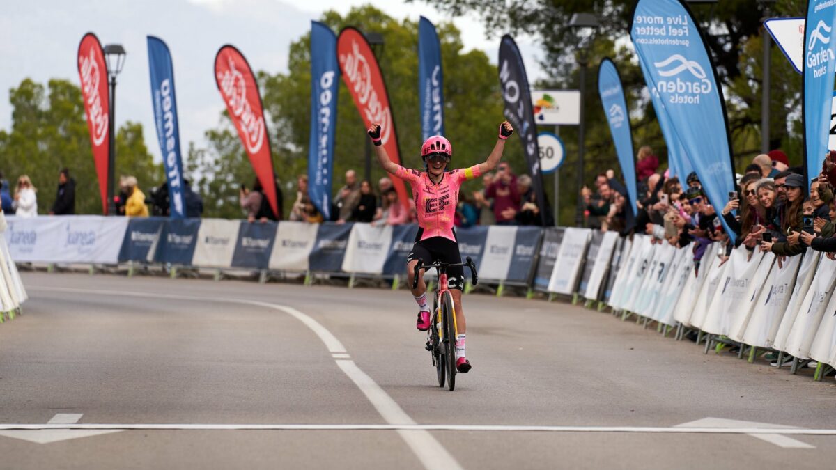 Magdeline Vallieres Mill wins her first pro road race