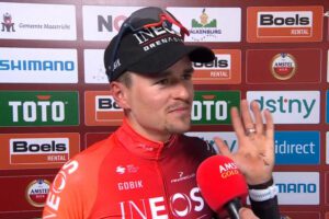 Tom Pidcock’s hands were still absolutely wrecked when he won the Amstel Gold Race