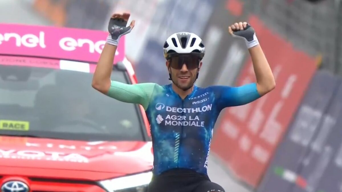 Andrea Vendrame earns second career Giro d'Italia stage victory