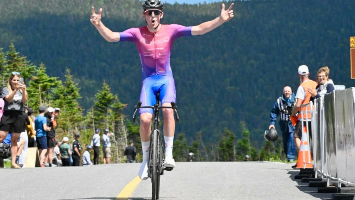 Josh Burnett wins Mont Mégantic at Tour de Beauce
