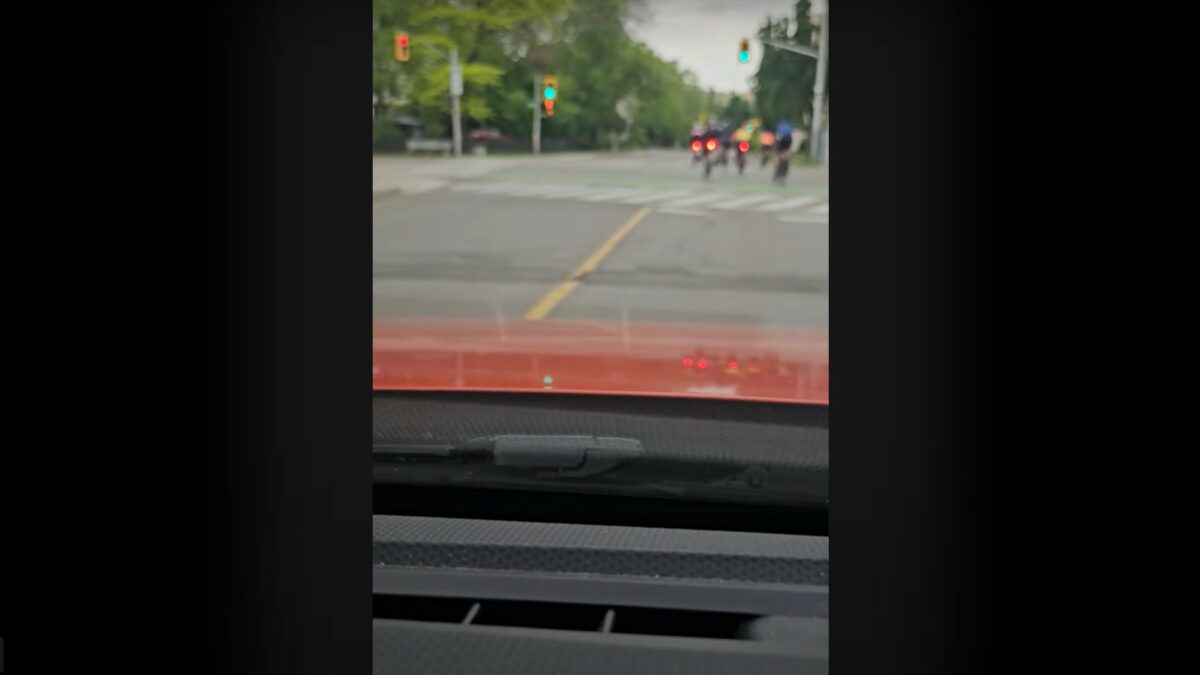 A Hamilton driver stalked, targeted, and ran cyclists off the road
